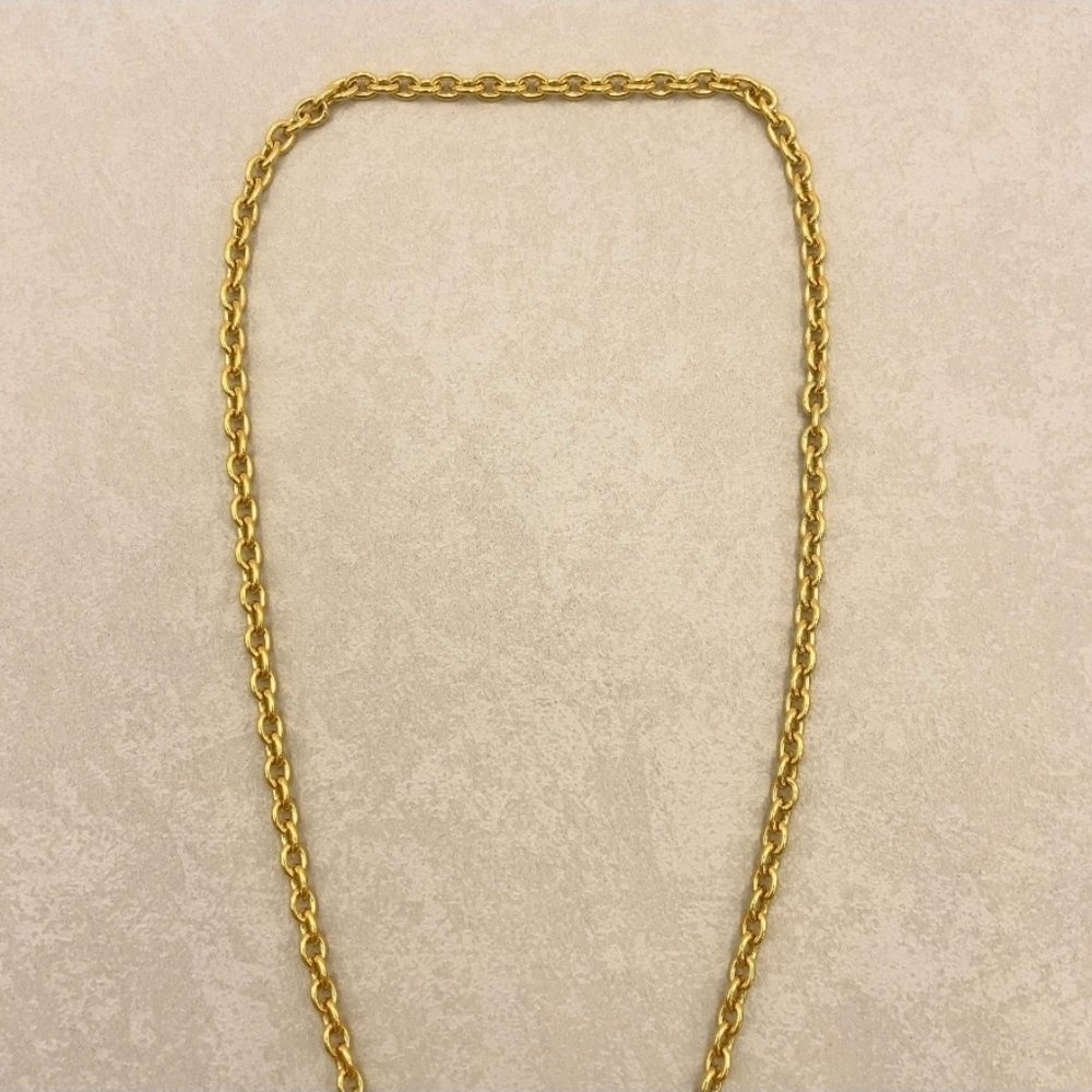 Authen Chanel Coco Arabesque Diamond Pearl Necklace Engraved 3893 W/Box - Picture 7 of 16